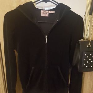 Juicy couture black velour jacket